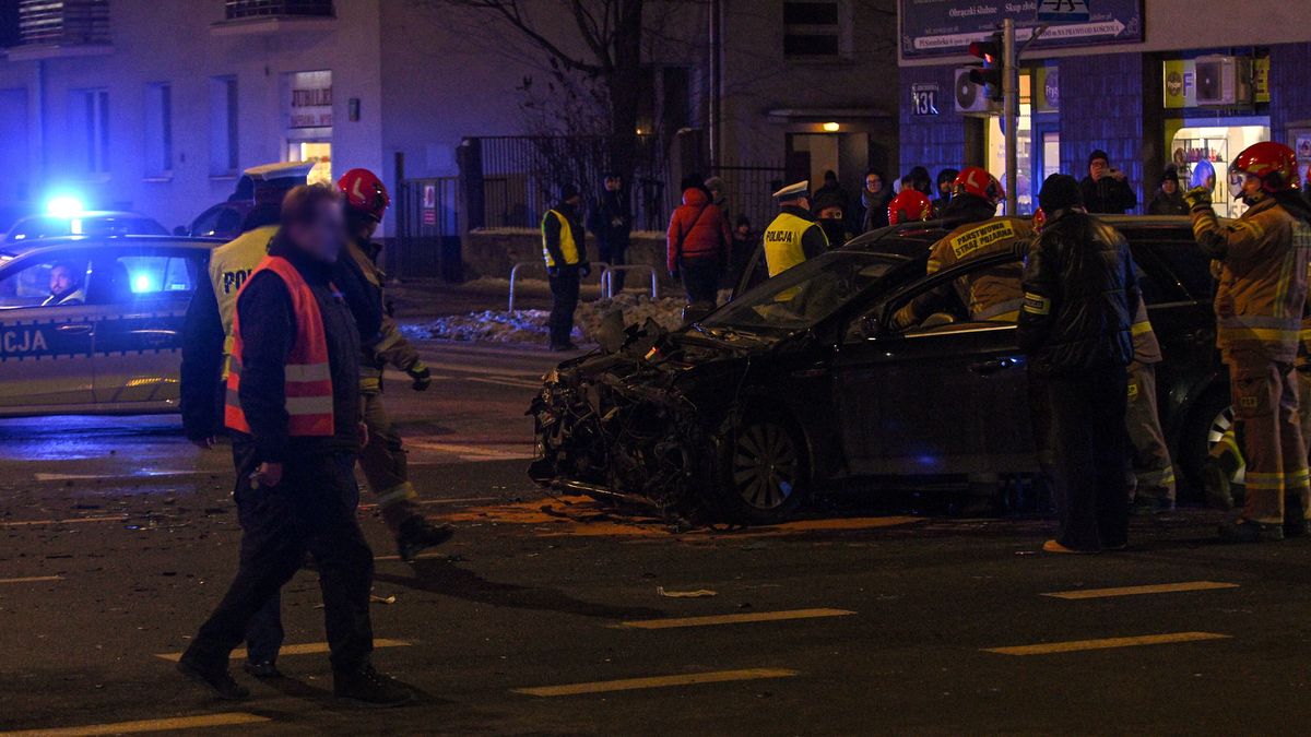 Dramatyczny wypadek w Warszawie
