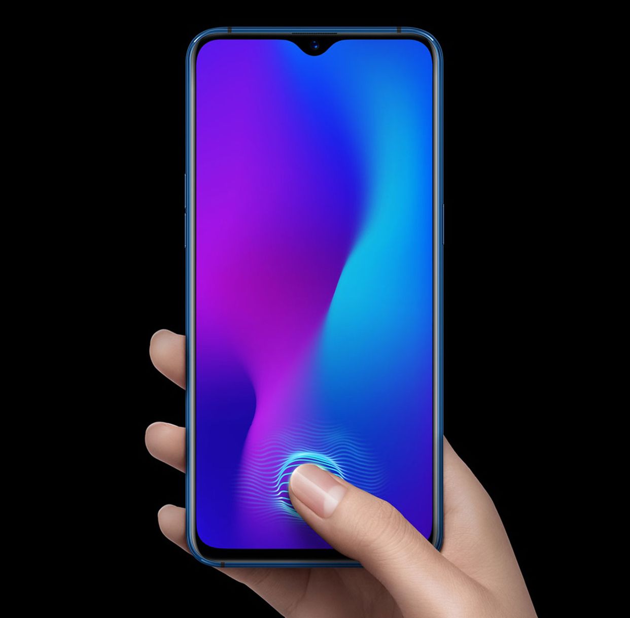 OPPO R17 ma czytnik linii papilarnych w ekranie