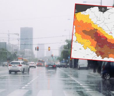 Alerty w 13 województwach. Burze w prawie całym kraju