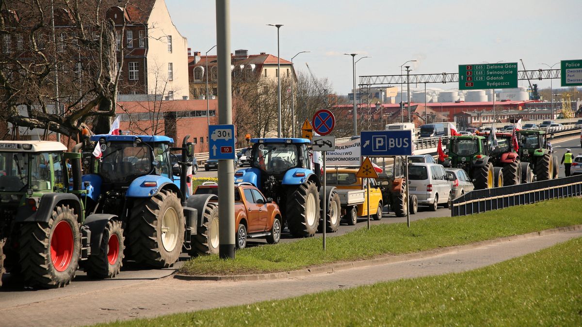 Protest rolników w Szczecinie