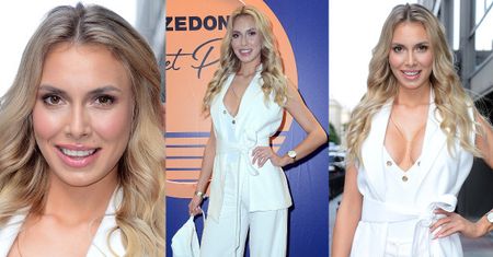 Miss Polonia prezentuje wakacyjną opaleniznę na imprezie z Lewandowską