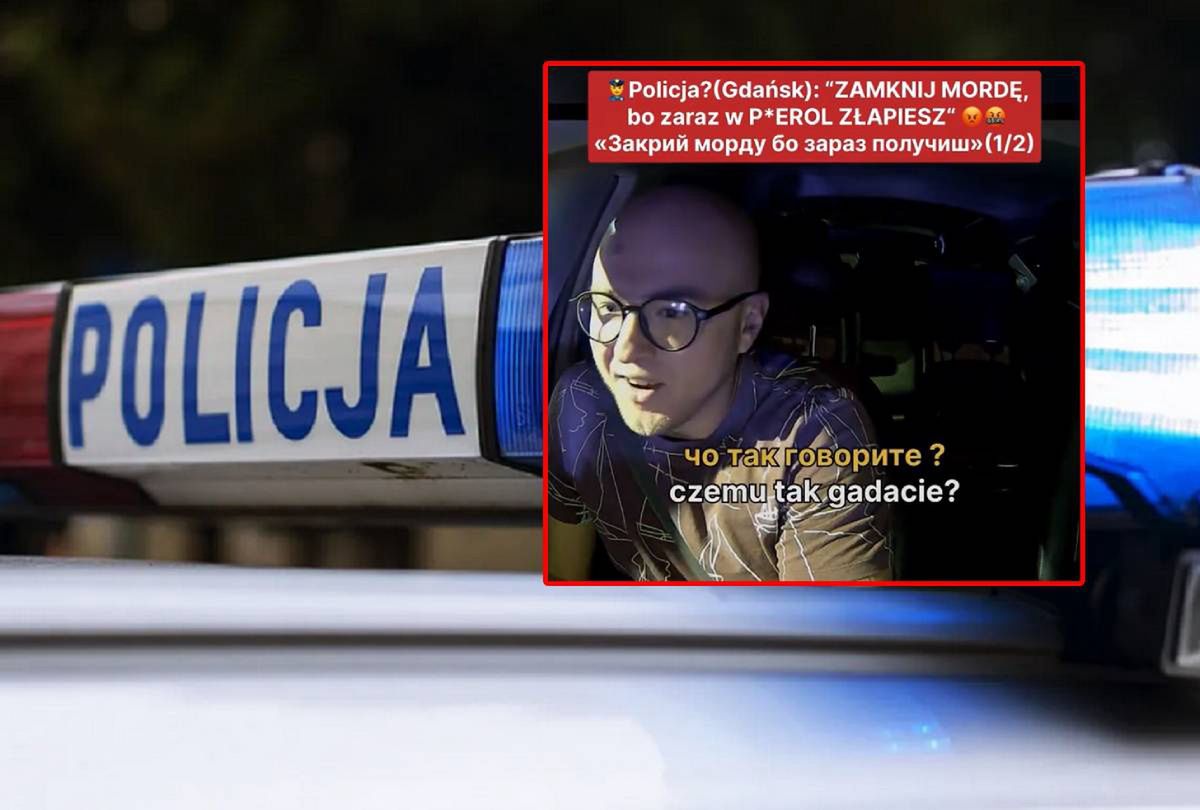 Wulgarna interwencja policji w Gdańsku. Burza w sieci
