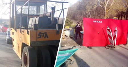 Stracił panowanie nad walcem. 24-latka nie żyje