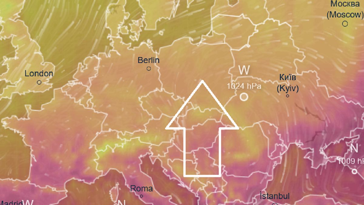 Nadciąga do Polski z południa Europy. Będzie gorąco
