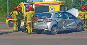 Wypadek na skrzyżowaniu dróg krajowych w Radzyniu Podlaskim