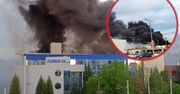Ogromne kłęby dymu w Katowicach. Płonie hala z hulajnogami elektrycznymi