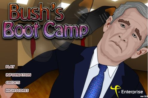 Bush But Atak - obroń prezydenta USA przed nadlatującymi butami 1