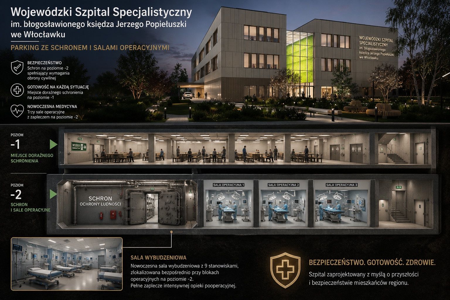 Schron pod włocławskim szpitalem