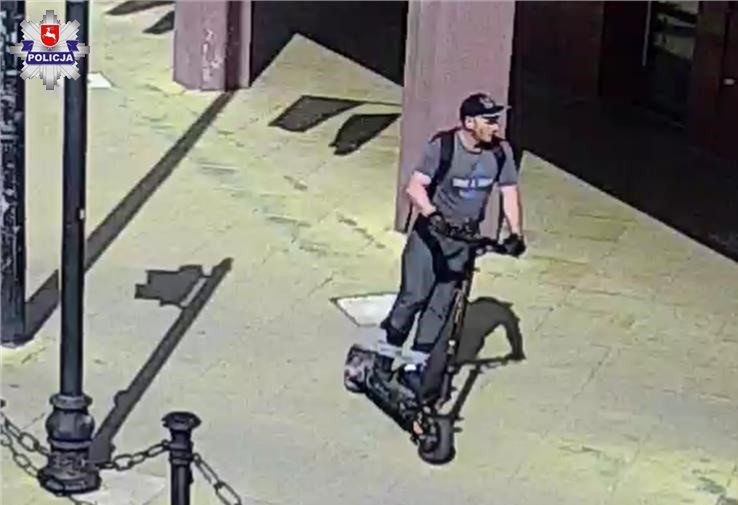 Potrącił 13-latkę hulajnogą w Lublinie. Policja pokazała wizerunek