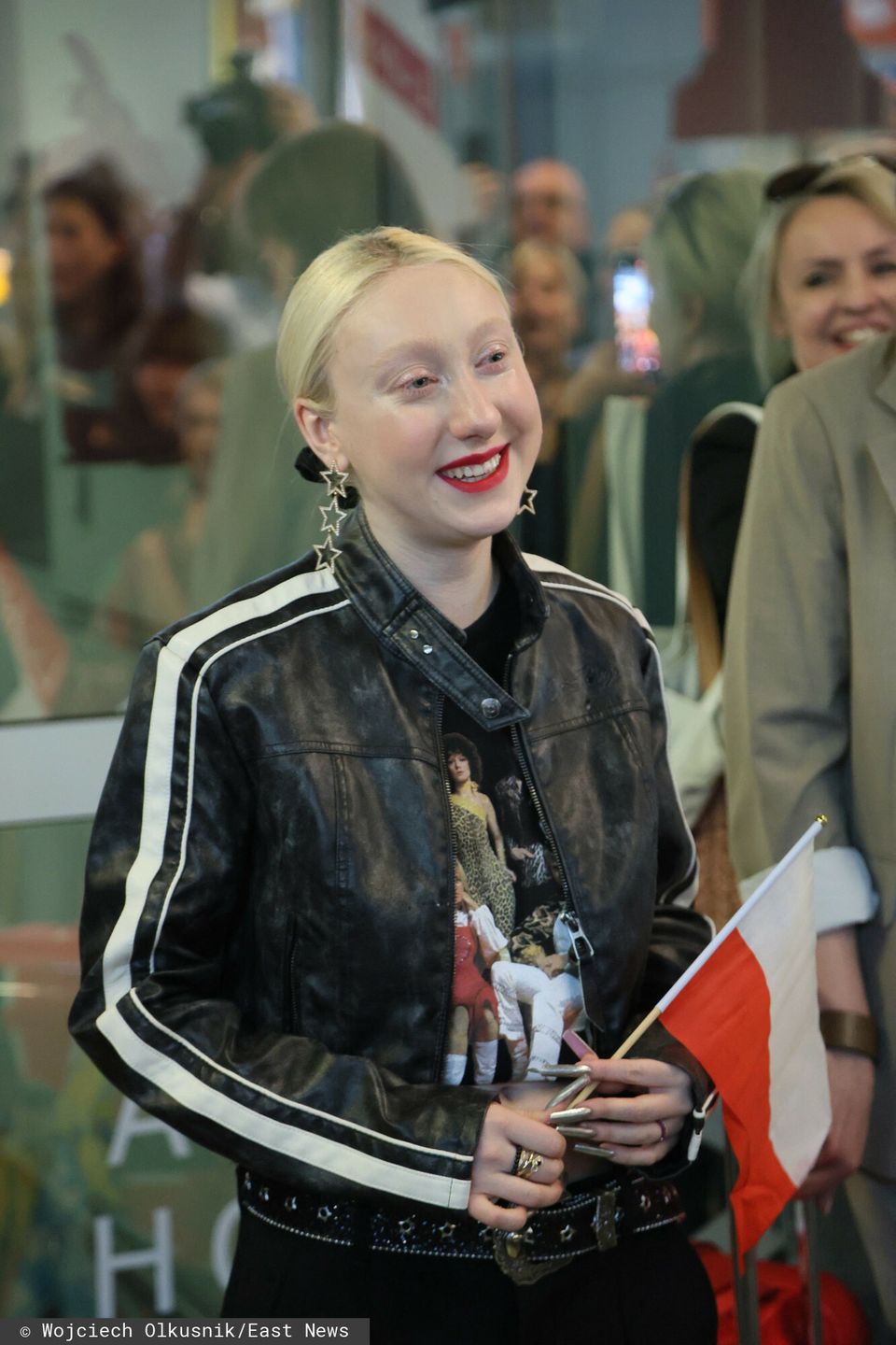 Powitanie Luny po powrocie ze SzwecjiFot. Wojciech Olkusnik/East News, Warszawa, 12.05.2024. Lotnisko im. F. Chopina.  Spotkanie z Luna - reprezentantka Polski w tegorocznym Konkursie Piosenki Eurowizji - tuz po powrocie ze Szwecji.Wojciech Olkusnik