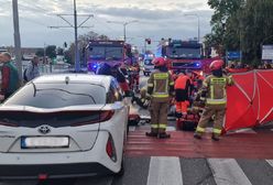 Uderzył w pieszych. Przez pasy przechodziły cztery osoby