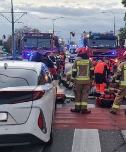 Uderzył w pieszych. Przez pasy przechodziły cztery osoby