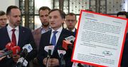 Niebywały list od Ziobry do proboszczów. Już się nie kryje