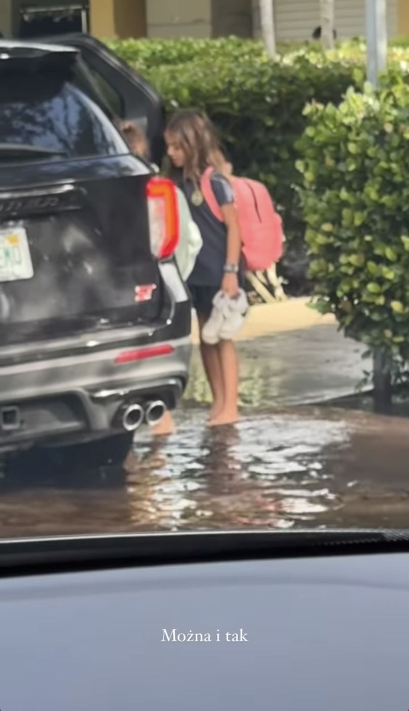Agata Rubik relacjonuje powódź w Miami