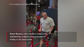 #dziejesiewsporcie: "Hardkorowy Koksu" pokazał, jak ćwiczy biceps