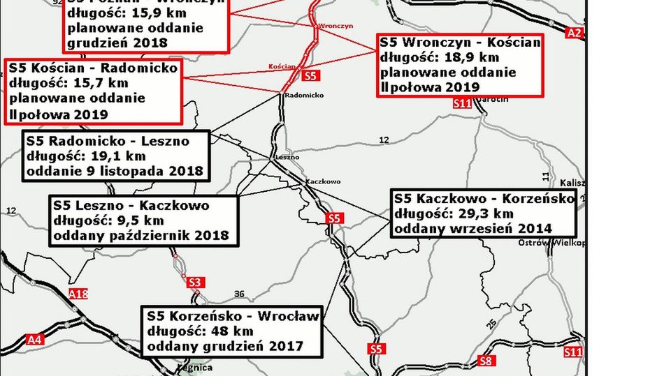 Tak wygląda trasa łącząca dwa duże miasta
