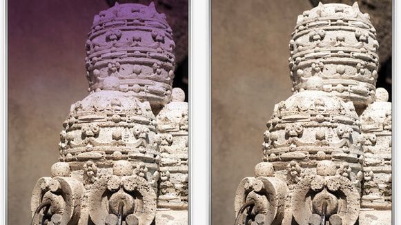 Ta aplikacja usunie fioletową poświatę ze zdjęć iPhone'a 5 1