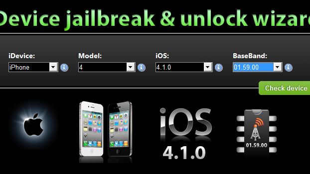 iDevice Jailbreak Wizard: sprawdzisz, czy możesz odblokować iPhone?a 1