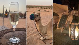 Spędziłem noc na pustyni w Dubaju. Czy to już jest glamping? Namiot zamiast kolejnej doby w hotelu