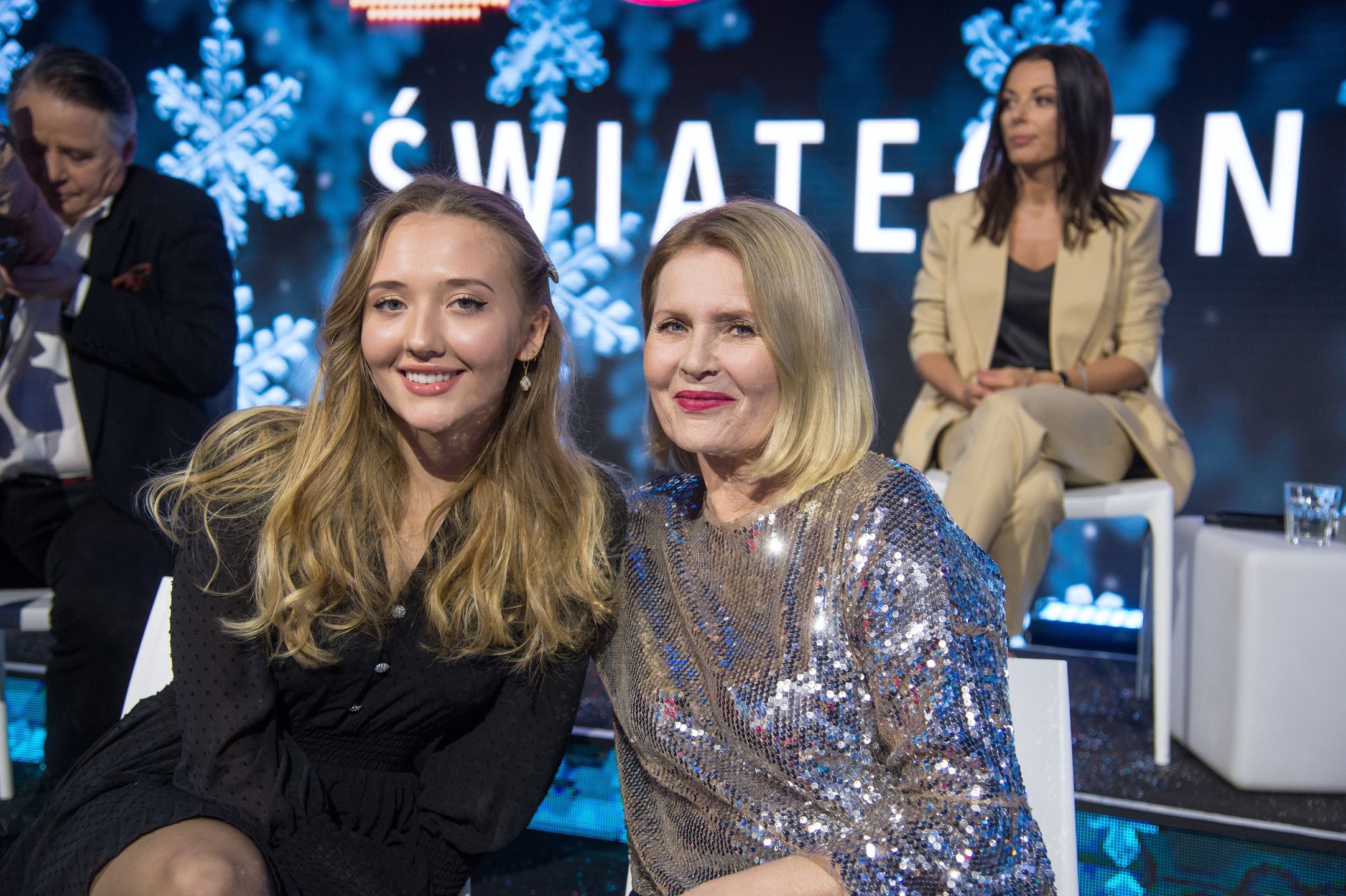 Grażyna Szapołowska z wnuczką w świątecznym odcinku "Szansy na sukces"