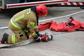 Pożar statku w Gdańsku. Ogień w ładowni jednostki w Nowym Porcie