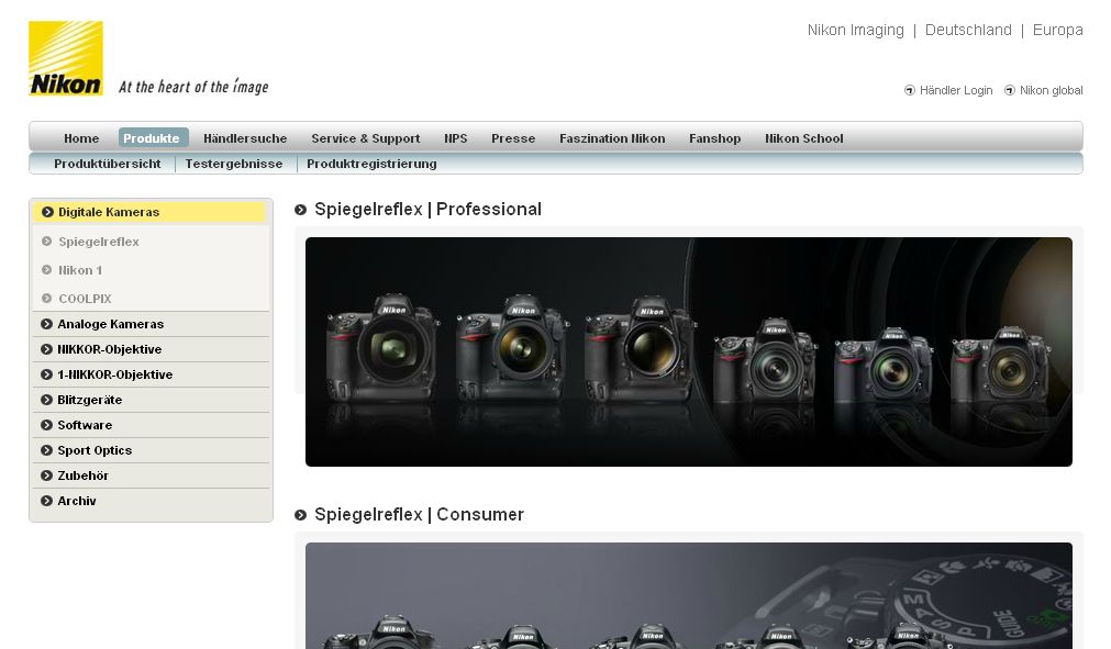 Tajemniczy Nikon na niemieckiej stronie - czyżby D800?