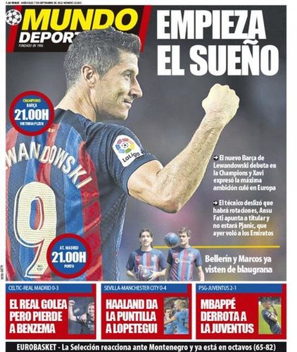 Okładka "Mundo Deportivo"