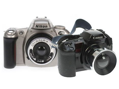 Adaptery Diana F+ dla lustrzanek Canona i Nikona 2