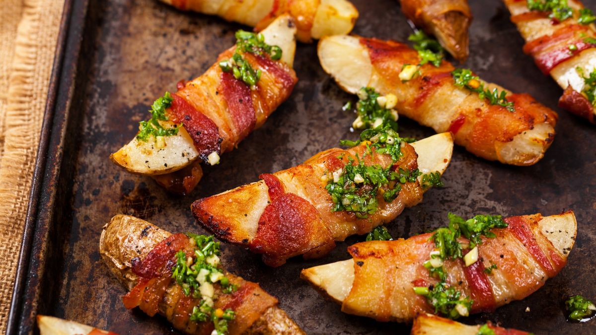 Ziemniaki z boczkiem - pyszna przekąska na imprezę