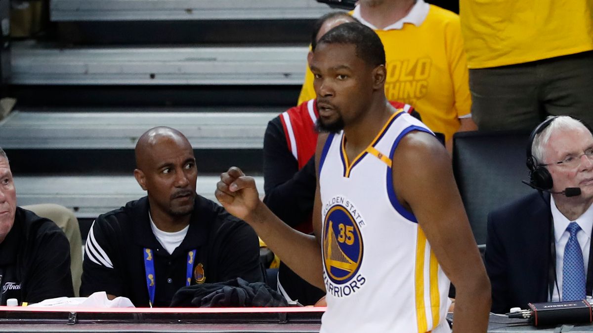 Zdjęcie okładkowe artykułu: PAP/EPA / JOHN G. MABANGLO / Kevin Durant w barwach Golden State Warriors