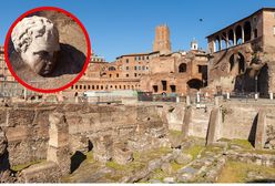 Wyjątkowe odkrycie na Forum Trajana w Rzymie. Archeolodzy znaleźli marmurową głowę