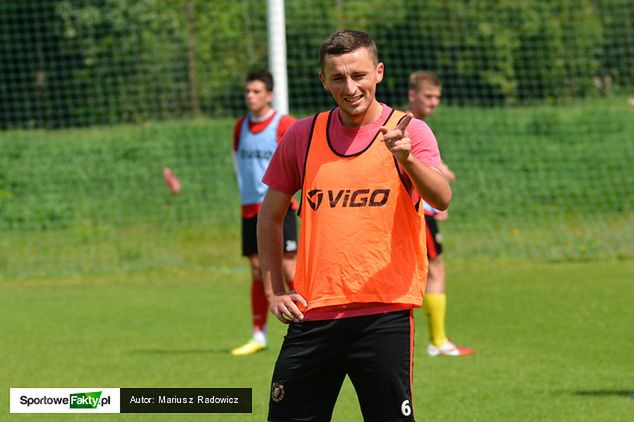 Piotr Mroziński to na chwilę obecną jedyny gracz Widzewa Łódź, który miał okazję grać w I lidze