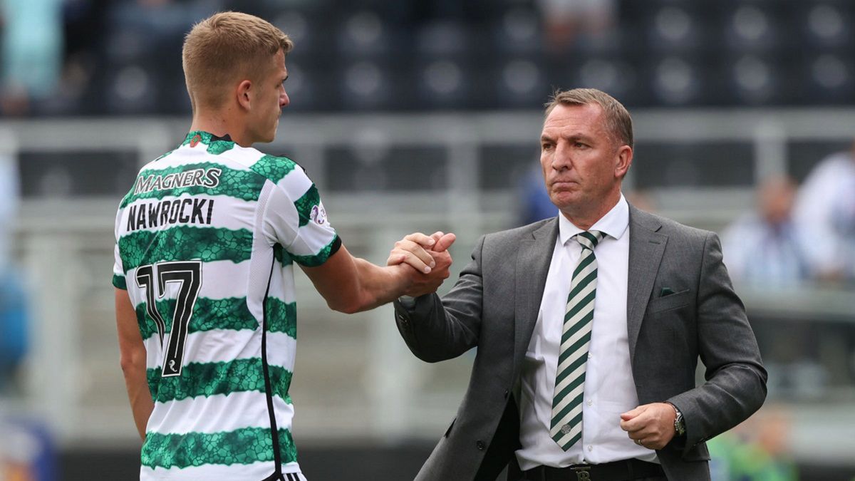 Getty Images / Craig Williamson / Na zdjęciu: Maik Nawrocki i Brendan Rodgers
