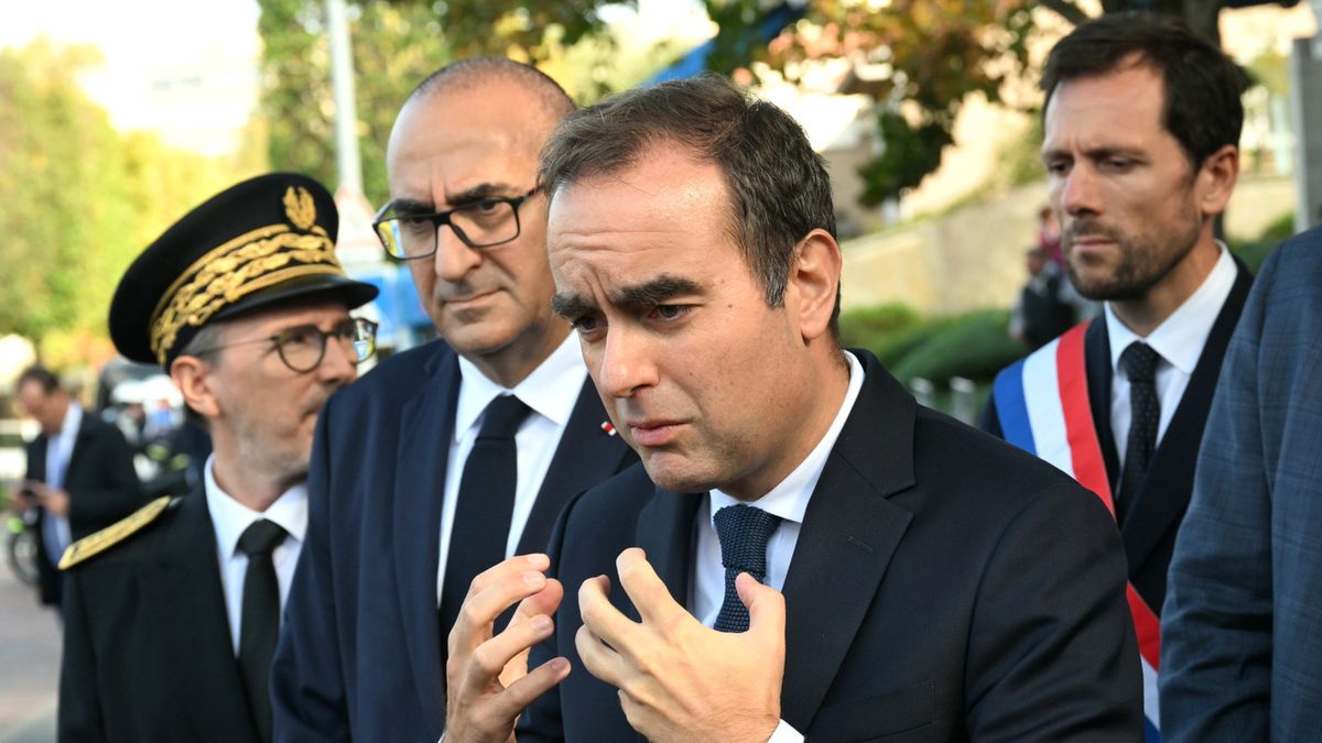 French Prime Minister Lecornu visits police station near Paris