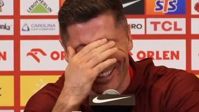 Po tym pytaniu Lewandowski nie mógł się powstrzymać. "Przepraszam"