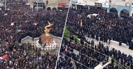 Atak na szkołę w Minabie. Tysiące osób na uroczystościach pogrzebowych