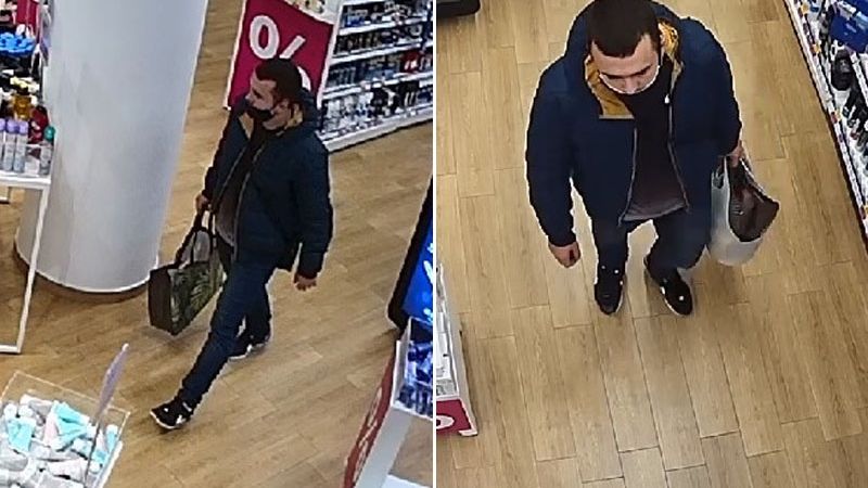 Policjanci poszukują mężczyzny ze zdjęcia | fot. KMP Lublin