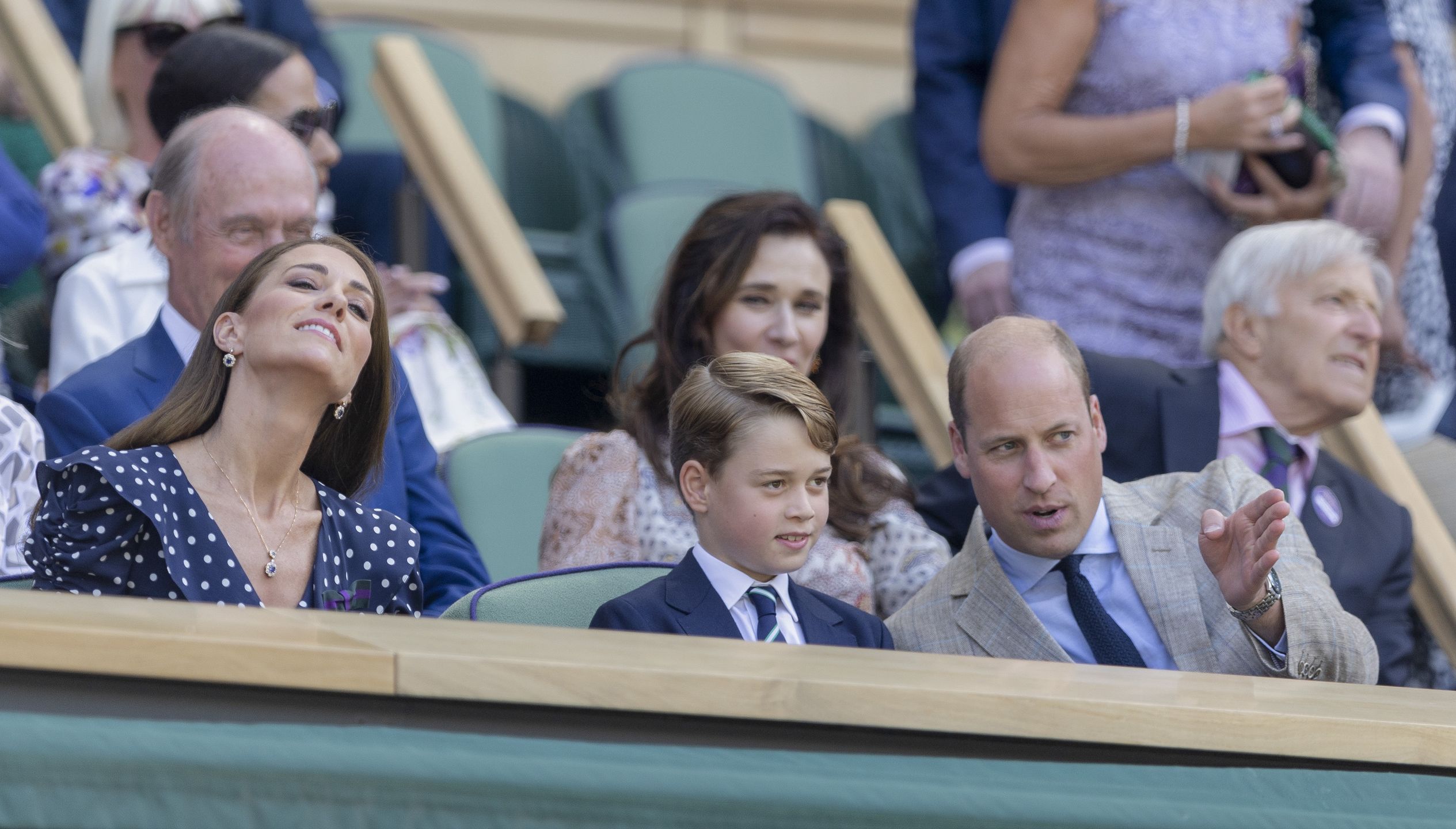 Miny księcia George'a na finale Wimbledonu