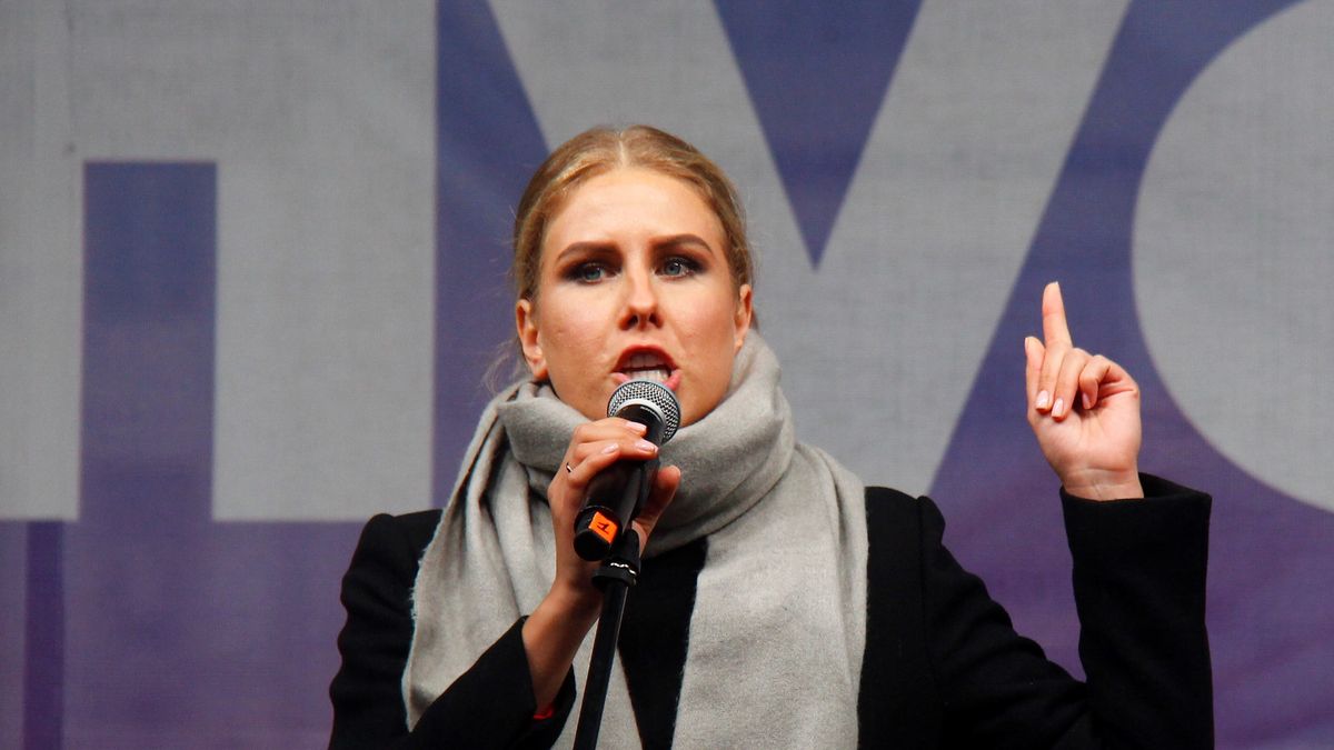 Rosyjska opozycjonistka Ljubow Sobol została zatrzymana i przewieziona na komisariat 