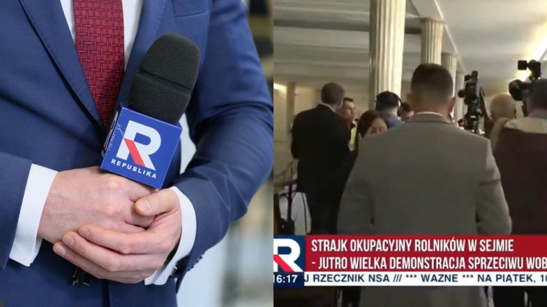 Podczas jednej z transmisji w TV Republika padły wulgarne słowa