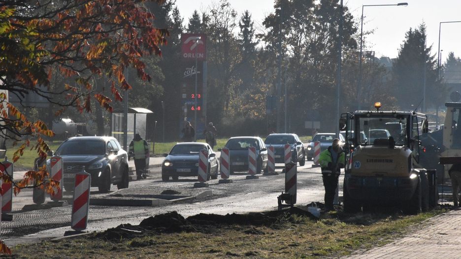 Przebudowa skrzyżowania w ciągu DW 515 w Malborku