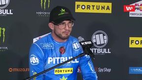 KSW 57. Mańkowski nie wytrzymał po pytaniu od dziennikarza. "Ty wiesz, jak wkurzyć ludzi"