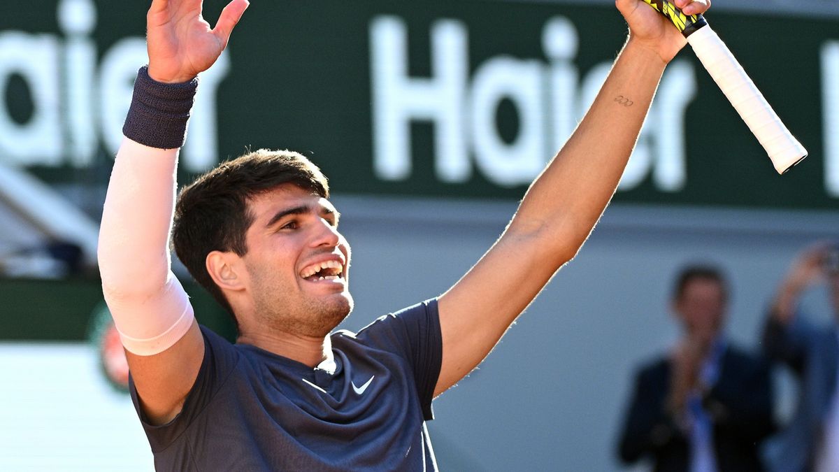 PAP/EPA / CAROLINE BLUMBERG / Na zdjęciu: Carlos Alcaraz