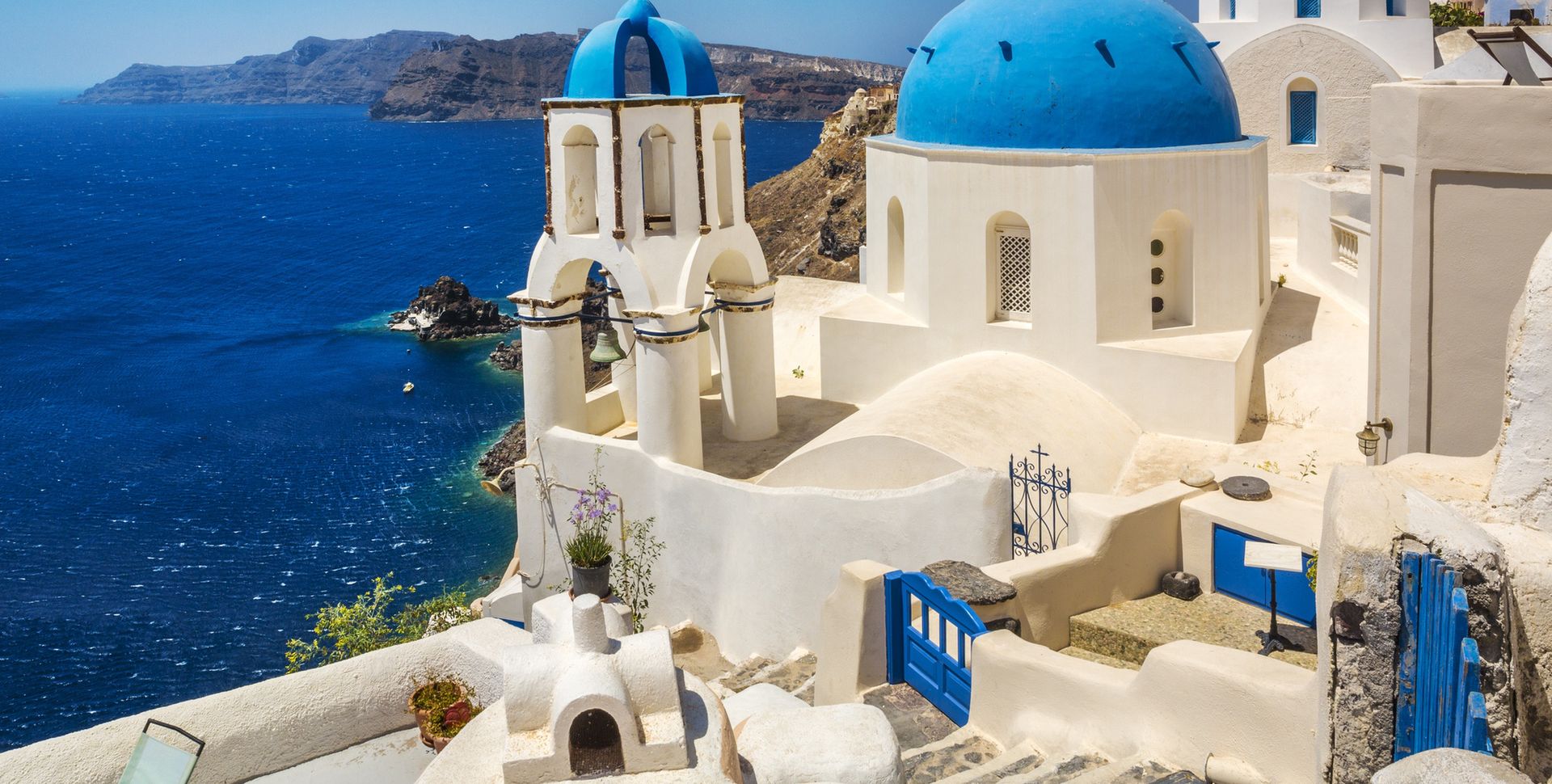 Wyspa Santorini. Reporter pokazał ciemniejszą stronę Grecji 