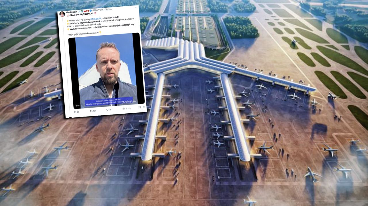 Wilk skrzykuje obrońców CPK. Chce zasypać NIK wnioskami o pilną kontrolę