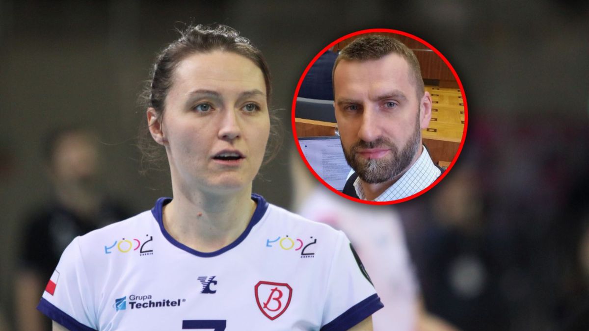 WP SportoweFakty / WP SportoweFakty Monika Pliś/Instagram Marcin Możdżonek / Na dużym zdjęciu Jelena Blagojević, na małym Marcin Możdżonek