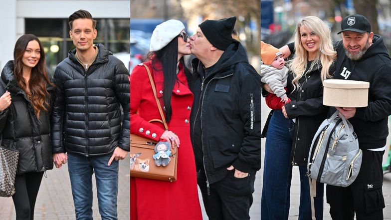 Gwiazdy przed studiem "Dzień Dobry TVN"