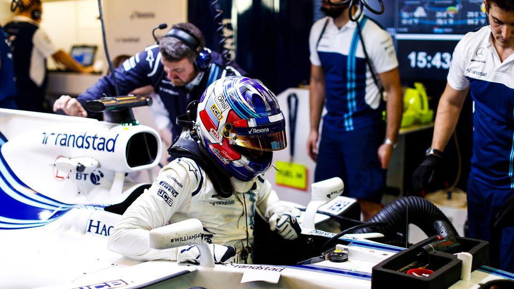 Materiały prasowe / Williams / Na zdjęciu: Siergiej Sirotkin w boksie Williamsa