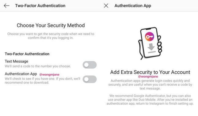 Wkrótce uwierzytelnianie dwuskładnikowe na Instagramie otrzyma nowe ustawienia, źródło: TechCrunch.