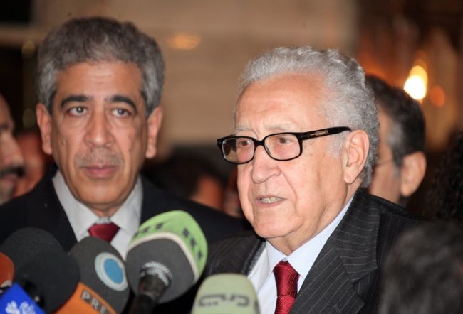 Specjalny wysłannik ONZ i Ligi Arabskiej Lakhdar Brahimi